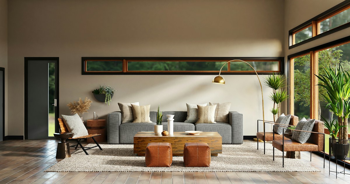 Inspiration salon naturel et serein